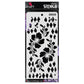 iCraft Multi-Surface Stencils - Perfect for Walls, DIY & Resin Art Projects | Reusable | Layering 4" x 8" Stencil-8608