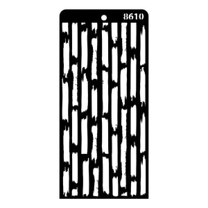 iCraft Multi-Surface Stencils - Perfect for Walls, DIY & Resin Art Projects | Reusable | Layering 4" x 8" Stencil-8610