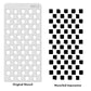 iCraft Multi-Surface Stencils - Perfect for Walls, DIY & Resin Art Projects | Reusable | Layering 4" x 8" Stencil-8612