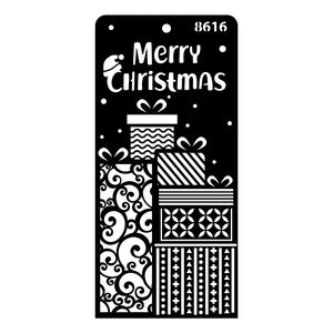 iCraft Multi-Surface Stencils - Perfect for Walls, DIY & Resin Art Projects | Reusable | Layering 4" x 8" Stencil-8616