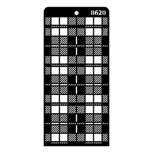 iCraft Multi-Surface Stencils - Perfect for Walls, DIY & Resin Art Projects | Reusable | Layering 4" x 8" Stencil-8620