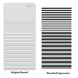 iCraft Multi-Surface Stencils - Perfect for Walls, DIY & Resin Art Projects | Reusable | Layering 4" x 8" Stencil-8621
