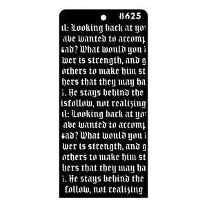 iCraft Multi-Surface Stencils - Perfect for Walls, DIY & Resin Art Projects | Reusable | Layering 4" x 8" Stencil-8625