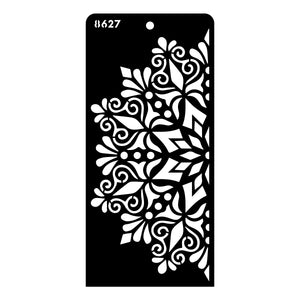 iCraft Multi-Surface Stencils - Perfect for Walls, DIY & Resin Art Projects | Reusable | Layering 4" x 8" Stencil-8627