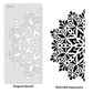 iCraft Multi-Surface Stencils - Perfect for Walls, DIY & Resin Art Projects | Reusable | Layering 4" x 8" Stencil-8627
