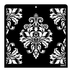 iCraft Multi-Surface Stencils - Perfect for Walls, DIY & Resin Art Projects | Reusable |12" x 12" Stencil-8807
