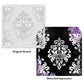 iCraft Multi-Surface Stencils - Perfect for Walls, DIY & Resin Art Projects | Reusable |12" x 12" Stencil-8807