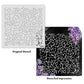 iCraft Multi-Surface Stencils - Perfect for Walls, DIY & Resin Art Projects | Reusable |12" x 12" Stencil-8809