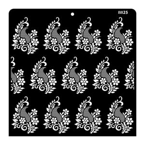 iCraft Multi-Surface Stencils - Perfect for Walls, DIY & Resin Art Projects | Reusable |12" x 12" Stencil-8825