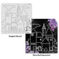 iCraft Multi-Surface Stencils - Perfect for Walls, DIY & Resin Art Projects | Reusable |12" x 12" Stencil-8834