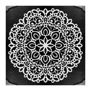 iCraft Multi-Surface Stencils - Perfect for Walls, DIY & Resin Art Projects | Reusable |12" x 12" Stencil-8835