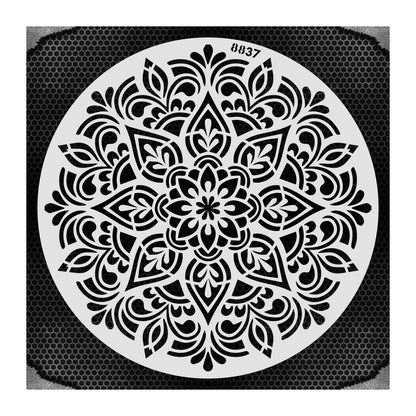 iCraft Multi-Surface Stencils - Perfect for Walls, DIY & Resin Art Projects | Reusable |12" x 12" Stencil-8837