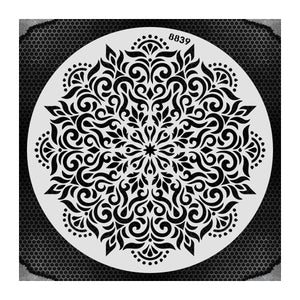 iCraft Multi-Surface Stencils - Perfect for Walls, DIY & Resin Art Projects | Reusable |12" x 12" Stencil-8839