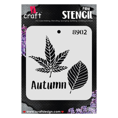 iCraft Multi-Surface Stencils - Perfect for Walls, DIY & Resin Art Projects | Reusable |Mini Stencil 4"x 4"-8902
