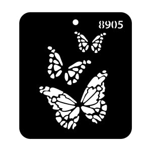 iCraft Multi-Surface Stencils - Perfect for Walls, DIY & Resin Art Projects | Reusable |Mini Stencil 4"x 4"-8905