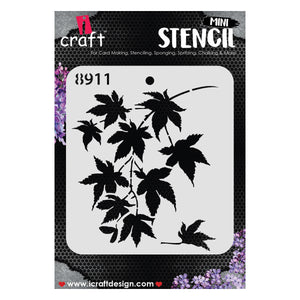 iCraft Multi-Surface Stencils - Perfect for Walls, DIY & Resin Art Projects | Reusable |Mini Stencil 4"x 4"-8911