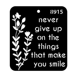 iCraft Multi-Surface Stencils - Perfect for Walls, DIY & Resin Art Projects | Reusable |Mini Stencil 4"x 4"-8915