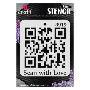 iCraft Multi-Surface Stencils - Perfect for Walls, DIY & Resin Art Projects | Reusable |Mini Stencil 4"x 4"-8919