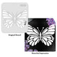 iCraft Multi-Surface Stencils - Perfect for Walls, DIY & Resin Art Projects | Reusable |Mini Stencil 4"x 4"-8929