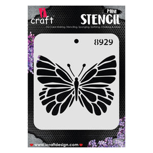iCraft Multi-Surface Stencils - Perfect for Walls, DIY & Resin Art Projects | Reusable |Mini Stencil 4"x 4"-8929
