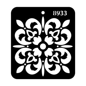 iCraft Multi-Surface Stencils - Perfect for Walls, DIY & Resin Art Projects | Reusable |Mini Stencil 4"x 4"-8933