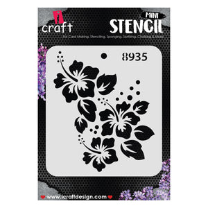 iCraft Multi-Surface Stencils - Perfect for Walls, DIY & Resin Art Projects | Reusable |Mini Stencil 4"x 4"-8935