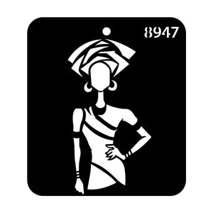 iCraft Multi-Surface Stencils - Perfect for Walls, DIY & Resin Art Projects | Reusable |Mini Stencil 4"x 4"-8947