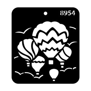 iCraft Multi-Surface Stencils - Perfect for Walls, DIY & Resin Art Projects | Reusable |Mini Stencil 4"x 4"-8954