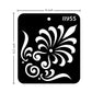 iCraft Multi-Surface Stencils - Perfect for Walls, DIY & Resin Art Projects | Reusable |Mini Stencil 4"x 4"-8955