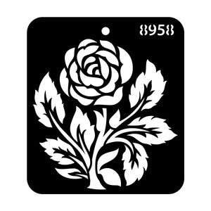 iCraft Multi-Surface Stencils - Perfect for Walls, DIY & Resin Art Projects | Reusable |Mini Stencil 4"x 4"-8958