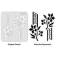 iCraft Multi-Surface Stencils - Perfect for Walls, DIY & Resin Art Projects | Reusable |Mini Stencil 4"x 4"-8967