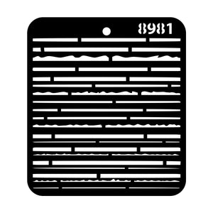 iCraft Multi-Surface Stencils - Perfect for Walls, DIY & Resin Art Projects | Reusable |Mini Stencil 4"x 4"-8981