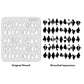 iCraft Multi-Surface Stencils - Perfect for Walls, DIY & Resin Art Projects | Reusable |Mini Stencil 4"x 4"-8982