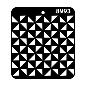 iCraft Multi-Surface Stencils - Perfect for Walls, DIY & Resin Art Projects | Reusable |Mini Stencil 4"x 4"-8993