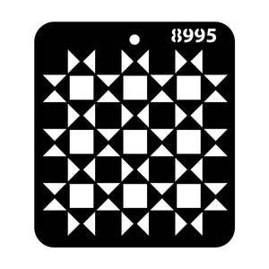 iCraft Multi-Surface Stencils - Perfect for Walls, DIY & Resin Art Projects | Reusable |Mini Stencil 4"x 4"-8995