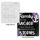 iCraft Multi-Surface Stencils - Perfect for Walls, DIY & Resin Art Projects | Reusable |Mini Stencil 4"x 4"-8998