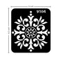 iCraft Multi-Surface Stencils - Perfect for Walls, DIY & Resin Art Projects | Reusable |Mini Stencil 4"x 4"-9104