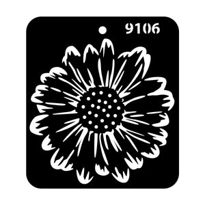 iCraft Multi-Surface Stencils - Perfect for Walls, DIY & Resin Art Projects | Reusable |Mini Stencil 4"x 4"-9106