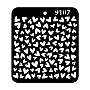 iCraft Multi-Surface Stencils - Perfect for Walls, DIY & Resin Art Projects | Reusable |Mini Stencil 4"x 4"-9107
