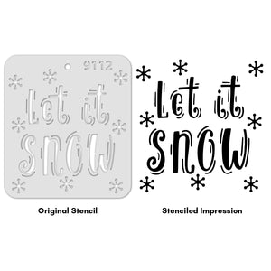 iCraft Multi-Surface Stencils - Perfect for Walls, DIY & Resin Art Projects | Reusable |Mini Stencil 4"x 4"-9112