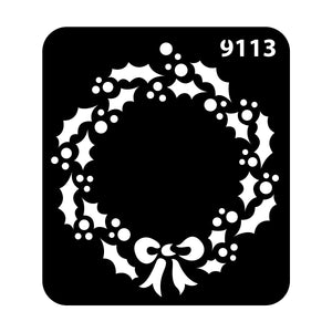 iCraft Multi-Surface Stencils - Perfect for Walls, DIY & Resin Art Projects | Reusable |Mini Stencil 4"x 4"-9113