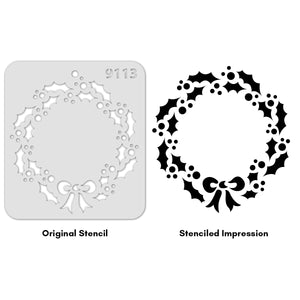 iCraft Multi-Surface Stencils - Perfect for Walls, DIY & Resin Art Projects | Reusable |Mini Stencil 4"x 4"-9113