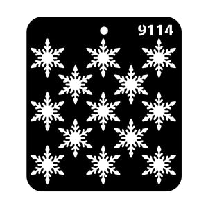 iCraft Multi-Surface Stencils - Perfect for Walls, DIY & Resin Art Projects | Reusable |Mini Stencil 4"x 4"-9114