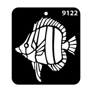iCraft Multi-Surface Stencils - Perfect for Walls, DIY & Resin Art Projects | Reusable |Mini Stencil 4"x 4"-9122