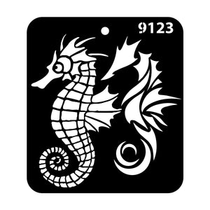 iCraft Multi-Surface Stencils - Perfect for Walls, DIY & Resin Art Projects | Reusable |Mini Stencil 4"x 4"-9123