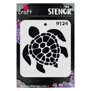iCraft Multi-Surface Stencils - Perfect for Walls, DIY & Resin Art Projects | Reusable |Mini Stencil 4"x 4"-9124