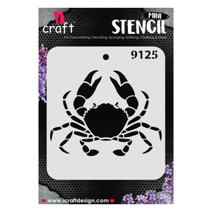 iCraft Multi-Surface Stencils - Perfect for Walls, DIY & Resin Art Projects | Reusable |Mini Stencil 4"x 4"-9125