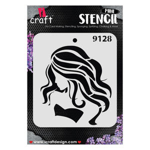 iCraft Multi-Surface Stencils - Perfect for Walls, DIY & Resin Art Projects | Reusable |Mini Stencil 4"x 4"-9128