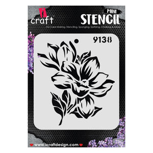 iCraft Multi-Surface Stencils - Perfect for Walls, DIY & Resin Art Projects | Reusable |Mini Stencil 4"x 4"-9138