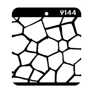 iCraft Multi-Surface Stencils - Perfect for Walls, DIY & Resin Art Projects | Reusable |Mini Stencil 4"x 4"-9144
